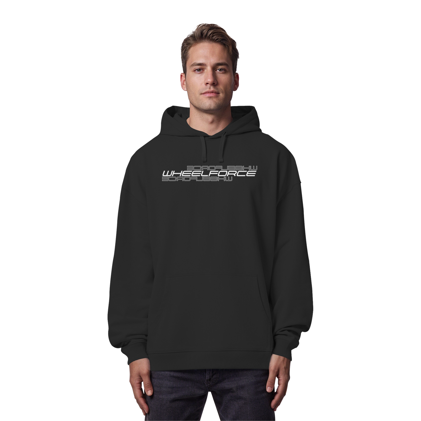 WHEELFORCE TECH PRINT  - Organic Oversize Hoodie